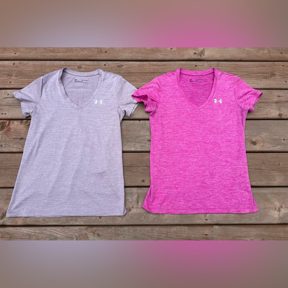 Under Armour Heathered V-Neck Tees